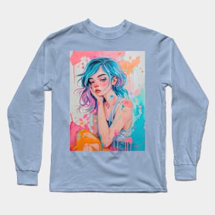 Dreamer In Pastels Long Sleeve T-Shirt